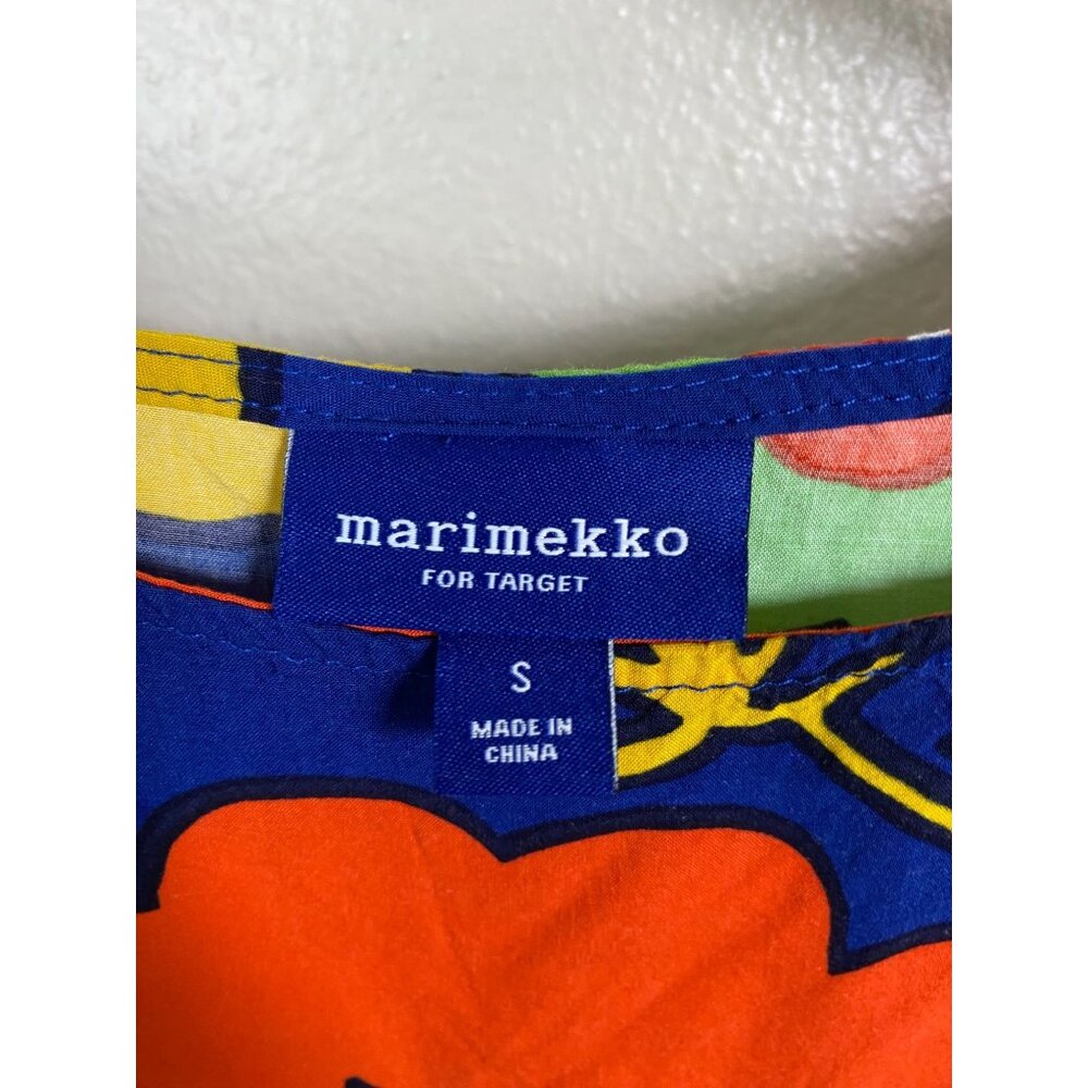 Marimekko x Target Floral Print Shift Dress Size Small Hawaiian Vacation Boho - Picture 12 of 13